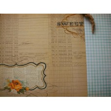 Бумага для скрапбукинга 2-сторонняя. 30.5*30.5 см